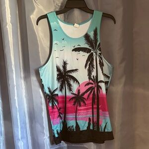 Tropical Sunset Tank Top